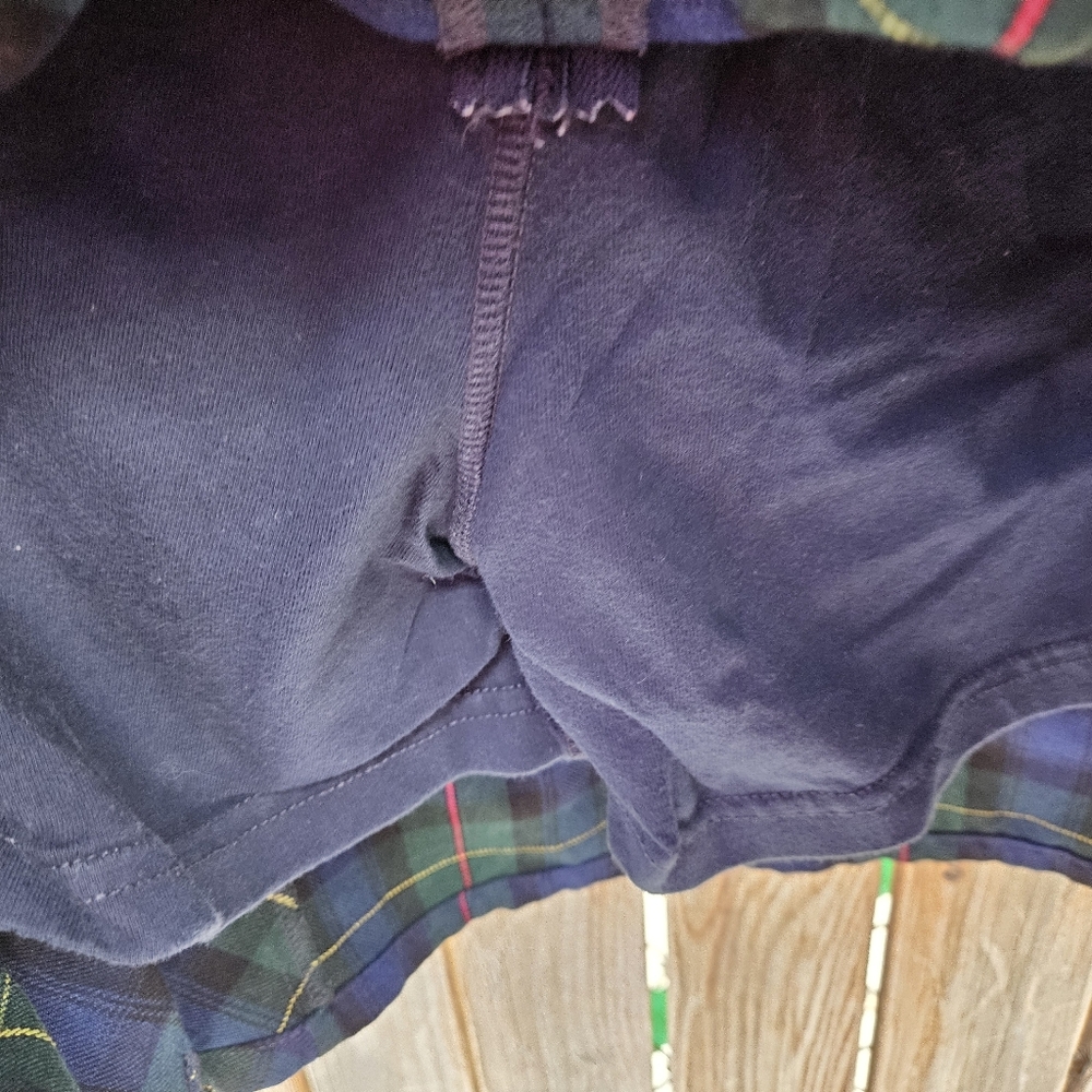 Lands'End Plaid Mini Skirt with Button Detail Size 12 - Picture 11 of 15